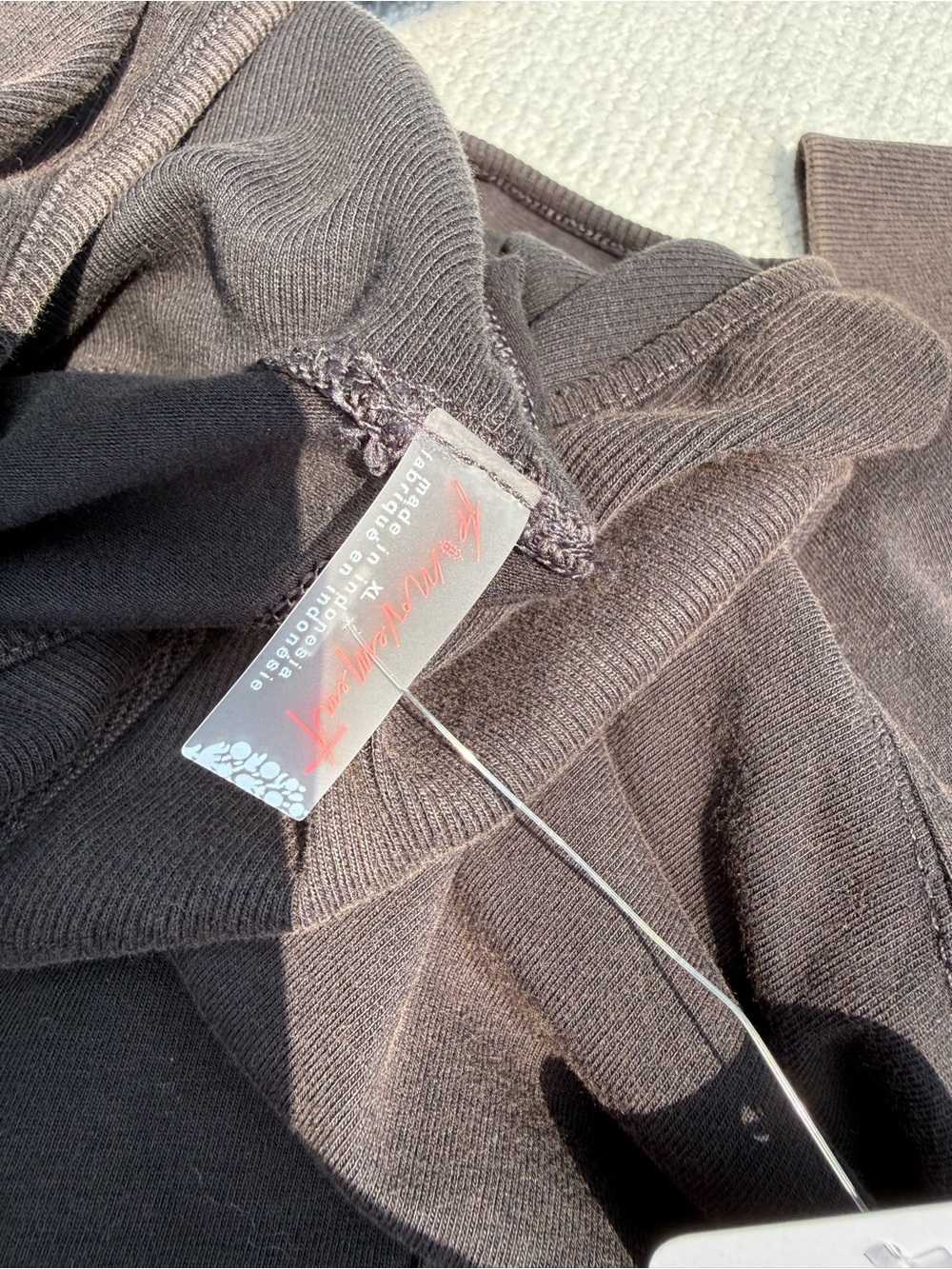 We The Free Women's Black/ gray Hooded Pocket Sweatshirt - Picture 7 of 7